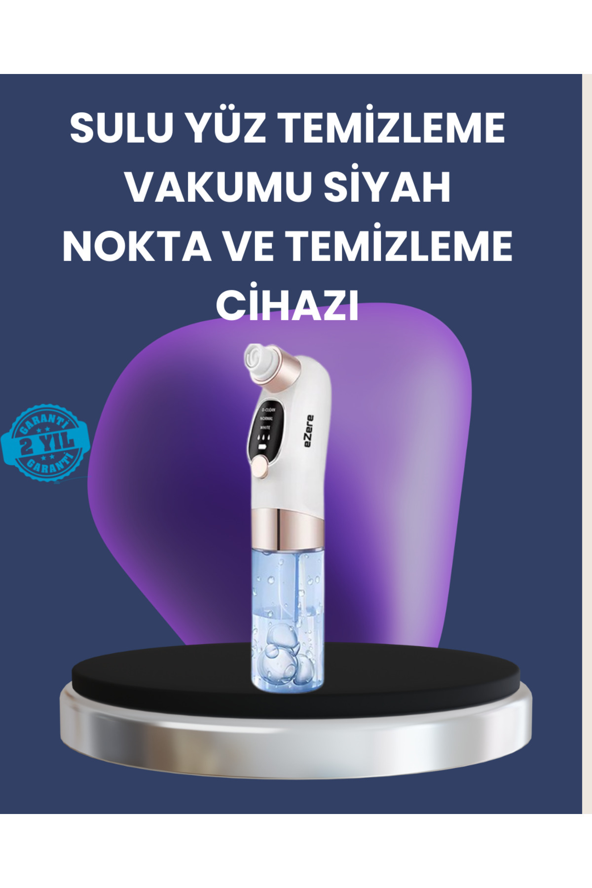 TeknoKesgin KESGİN MARKET ® Elektrikli Siyah Nokta Sökücü – Derinlemesine Gözenek Temizleme Cihazı