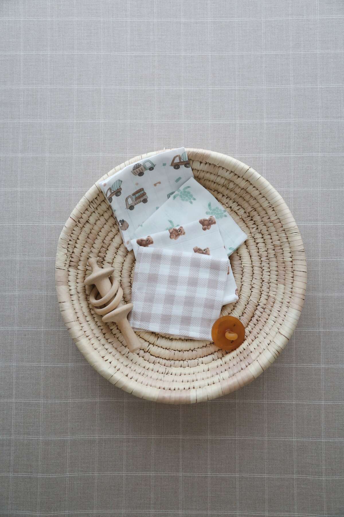 DoDo'S Baby Dodos Baby 4’lü Müslin Ağız Mendili Seti – %100 Pamuk Yumuşak Müslin Bez – Yenidoğan Bebek İçin fotoğrafı 2 (önizleme)