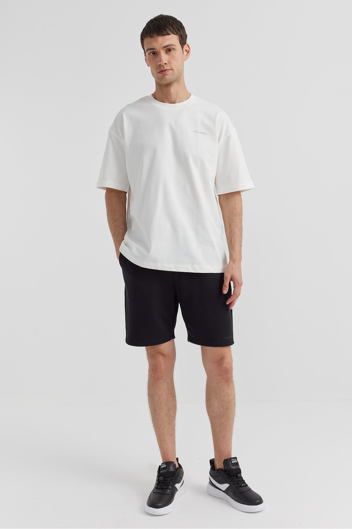 PAULMARK  Erkek Yazılı T-shirt - Görsel 5