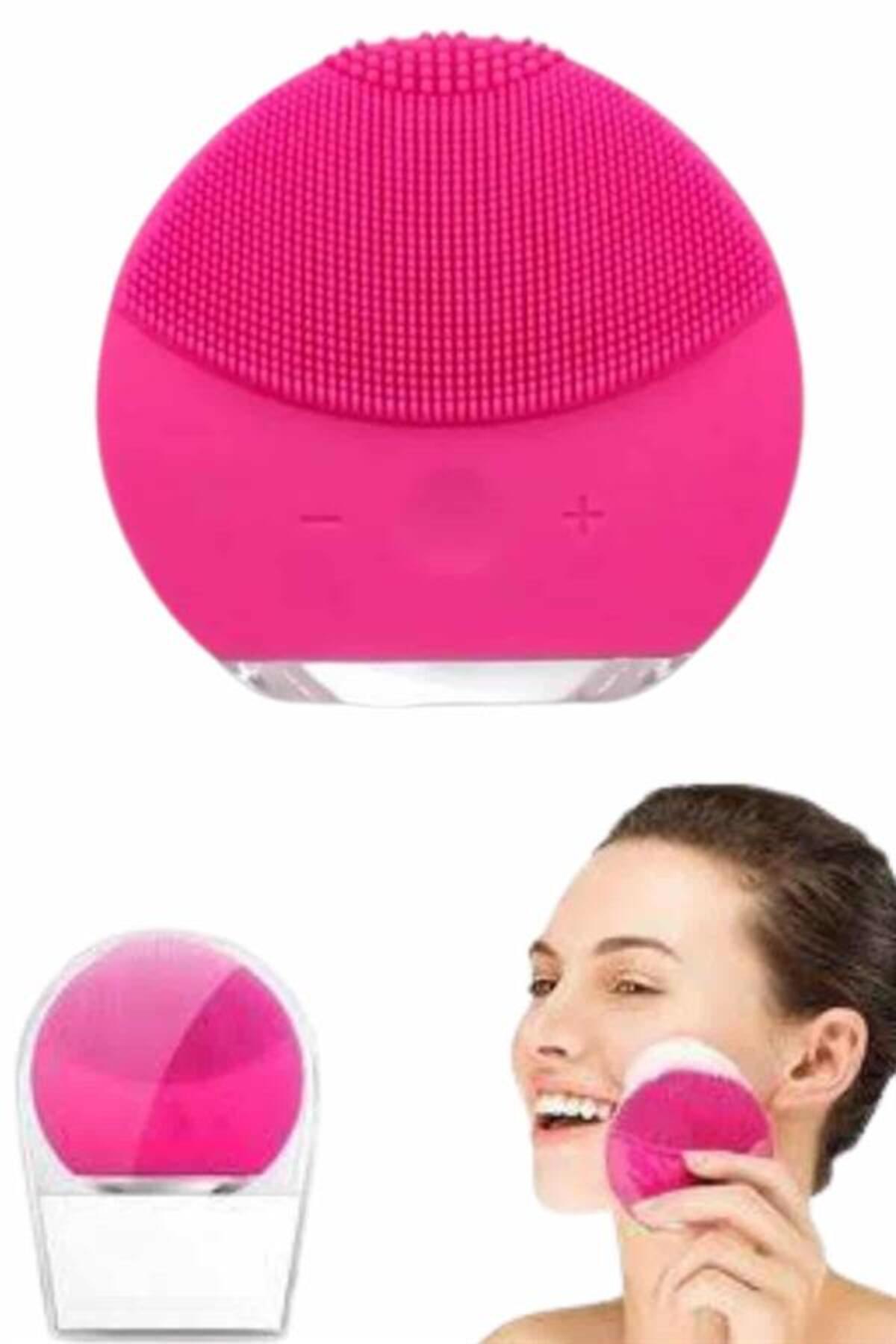 TeknoKesgin KESGİN MARKET ® Titreşimli Yüz Masaj Aleti Titreşimli Makyaj Temizleme Cihazı