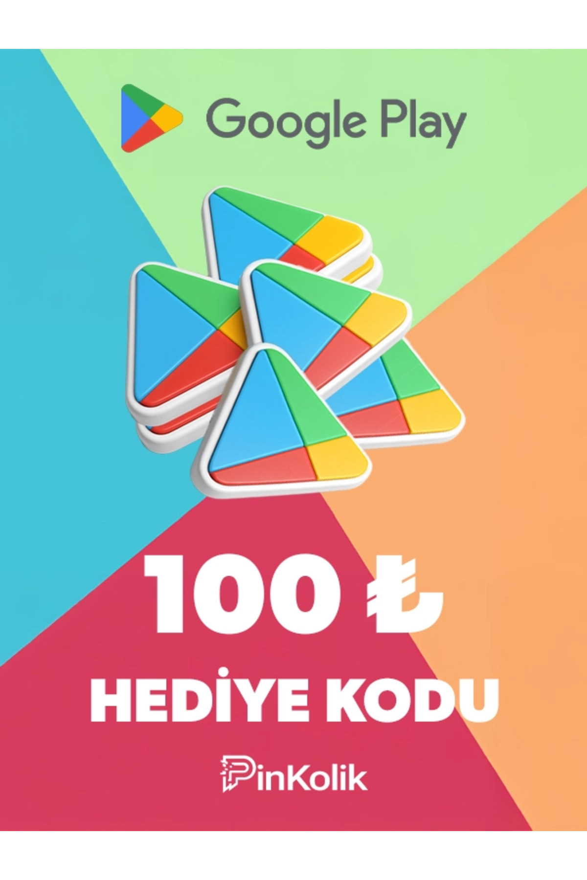 Google Play Hediye Kodu Google Play 100 TL Hediye Kartı