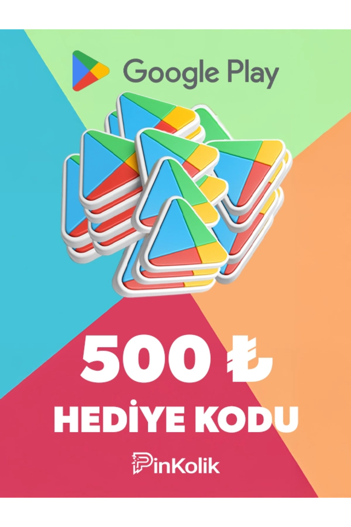 Google Play Hediye Kodu Google Play 500 TL Hediye Kartı
