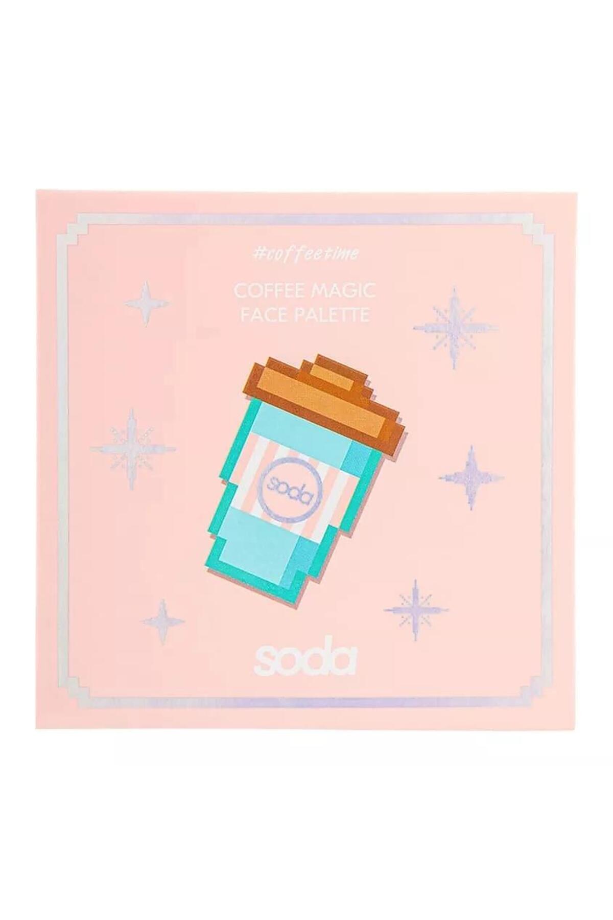 Face palette COFFEE MAGIC coffeetime 002 16g — SOD120002 — تصویر 4 از 5
