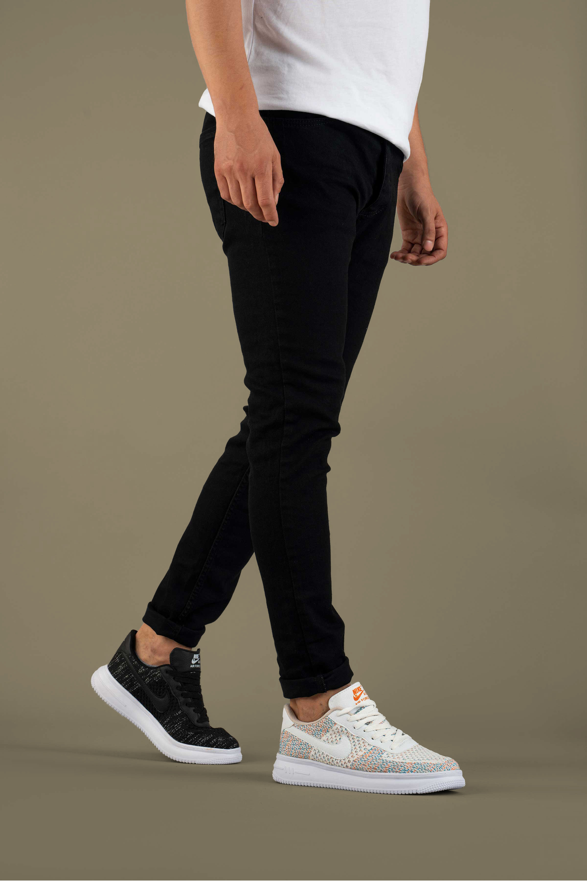 bombe  Erkek Slim Fit Dar Kesim Tırnaklı Kot Pantolon - Görsel 5