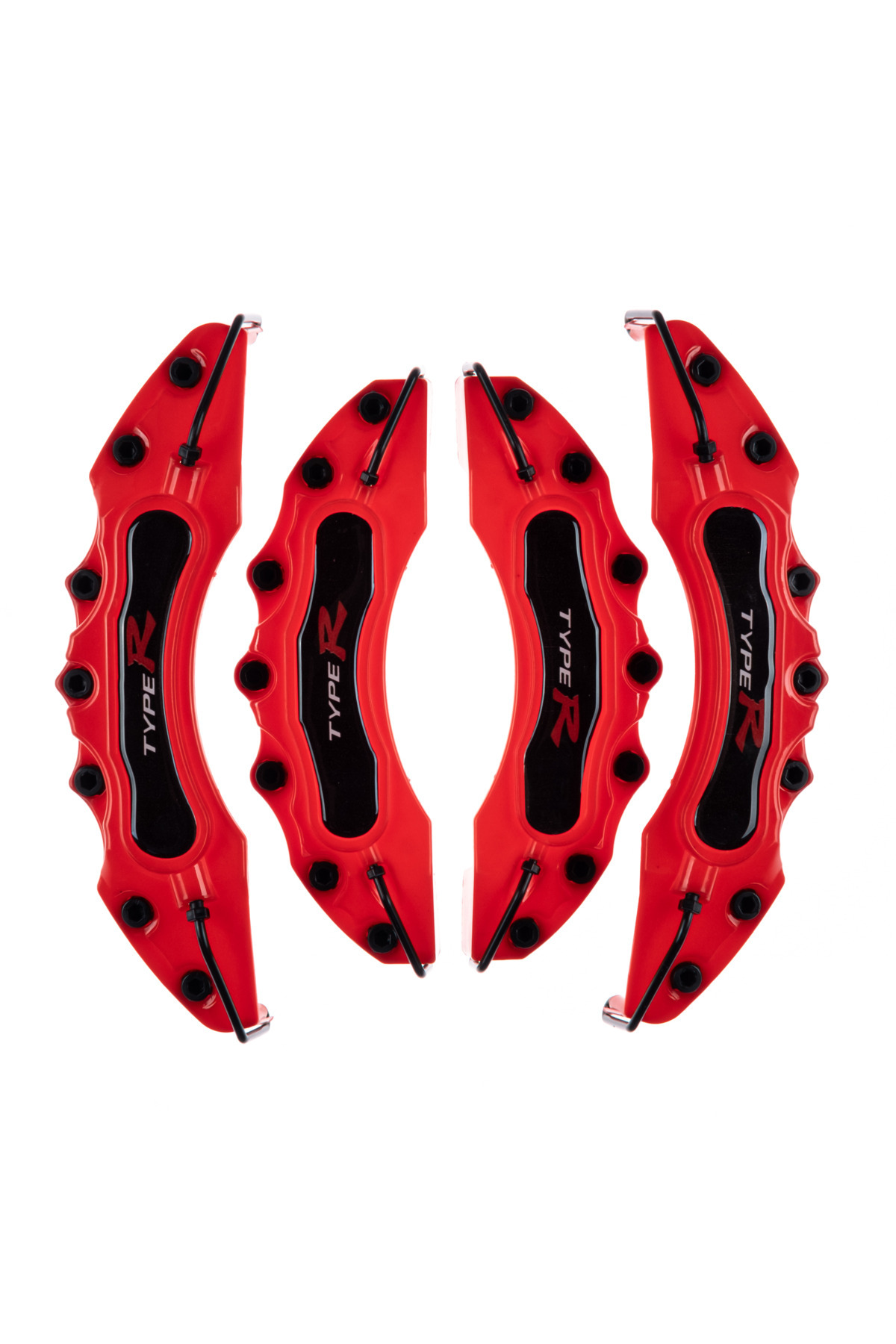 Modifiyecim KIRMIZI TYPE-R 4'LÜ KALİPER SETİ YAPIŞTIRMA LOGOLU