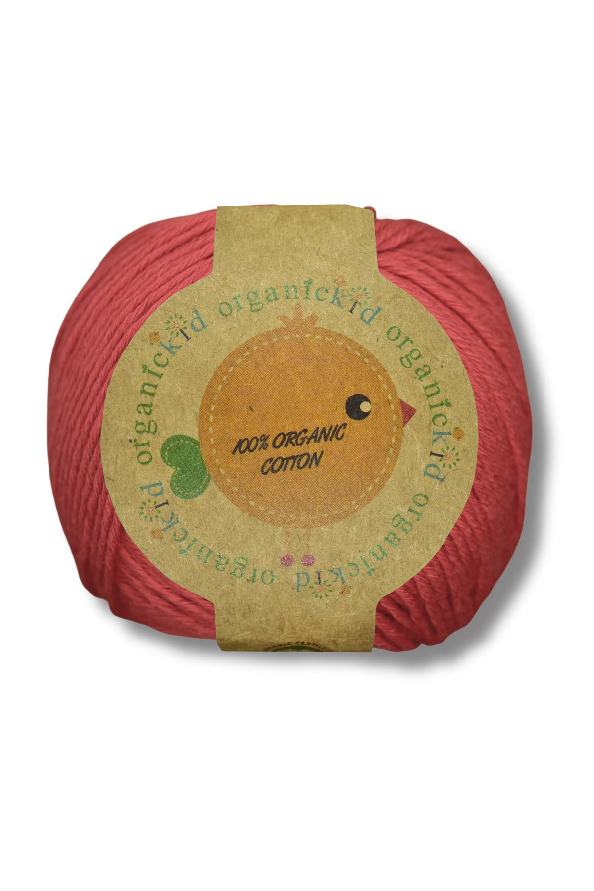 OrganicKid Organik Pamuk Amigurumi Punch 50 gr El Örgü Ipi 305 Scarlet