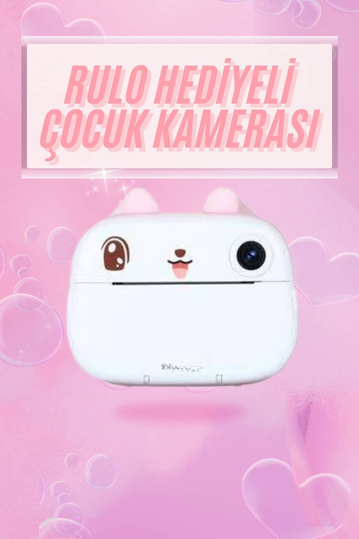 UCUZTEKNO Çocuklar İçin Özel Fotoğraf Makinesi Farklı Desen Seçenekli 3 Adet Rulo