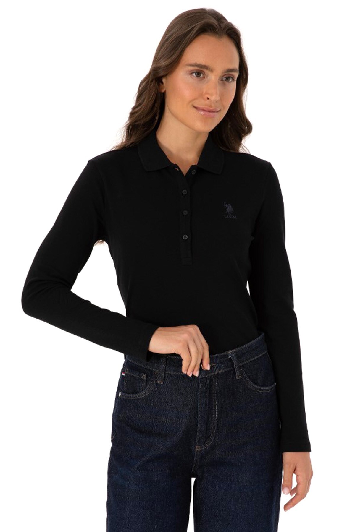 U.S. Polo Assn. Kadın Sweatshirt görsel 3