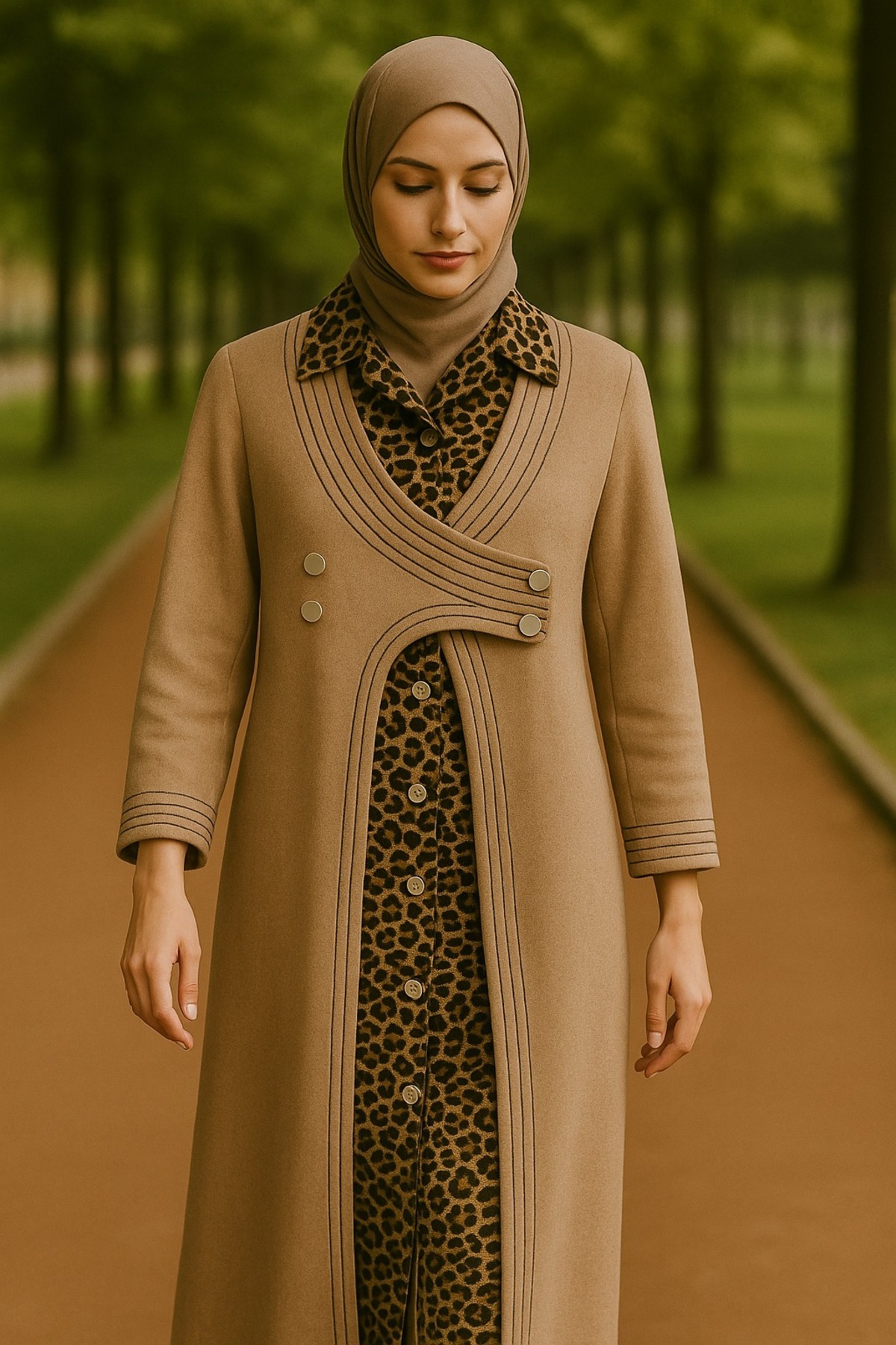 OUTLETSTORE tesettür palto / kaşe abaya