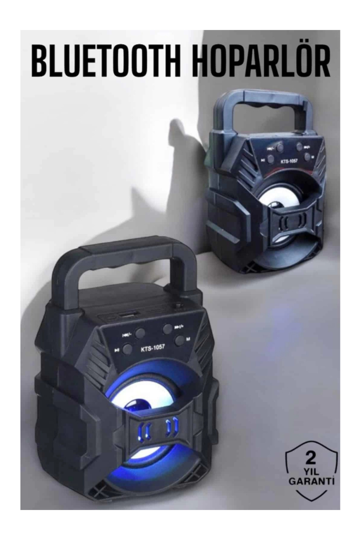 SELFBUYSELL Taşınabilir Bluetooth Hoparlör Led Işıklı Uzun Pil Ömrü