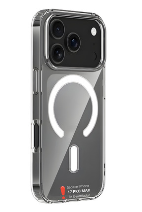 EVAX [Magsafe] iPhone 17 Pro Max Uyumlu Magsafe Köşe Korumalı Arkası Sert TPU...