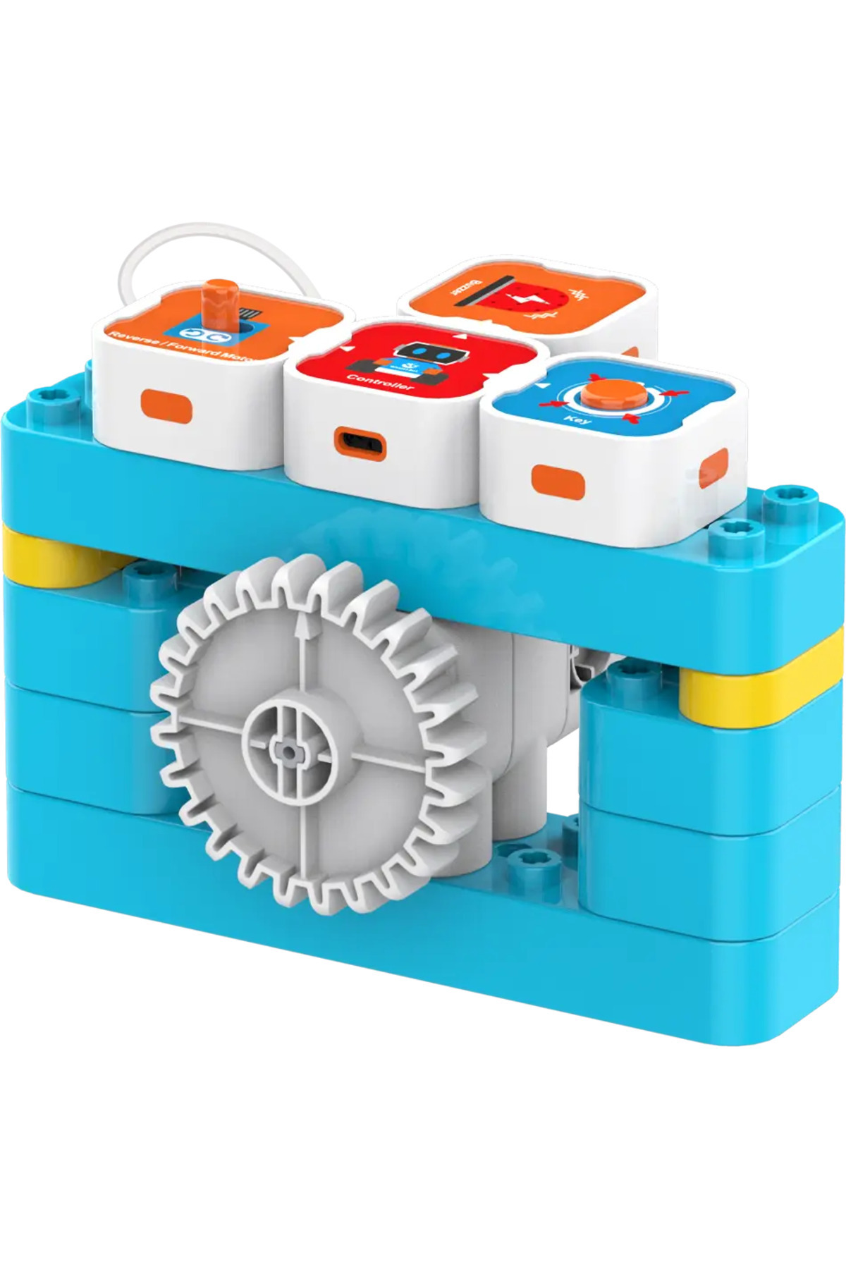 بازی آموزشی کدگذاری A1 برای کودکان - ربات بلوکی STEM با کنترلر مغناطیسی (سنین ۳ تا ۶ سال)