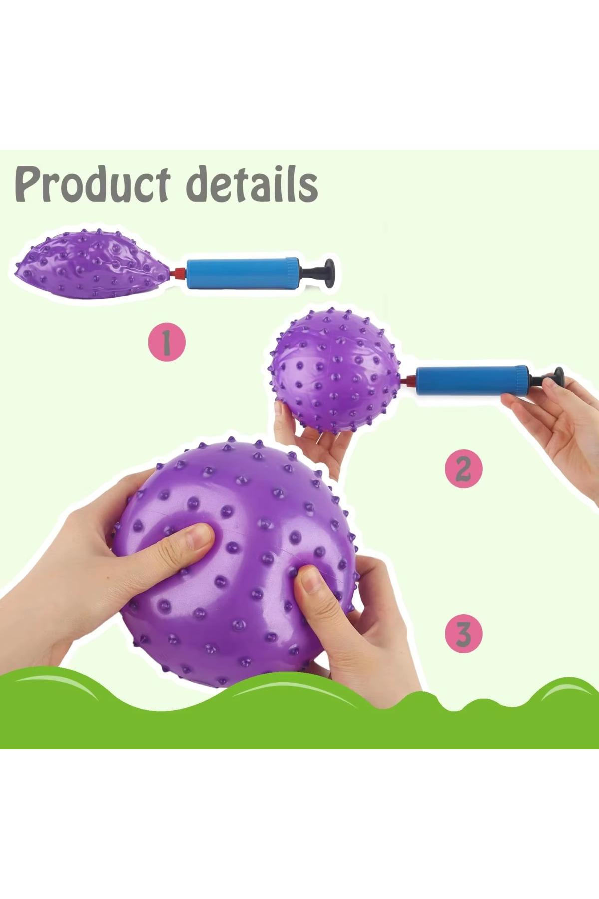 Canderel 20CM Yeni Nesil Oyun Topu Dikenli Top fotoğrafı 7 (önizleme)