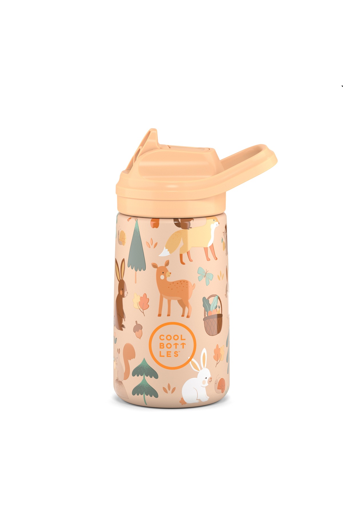 Cool Bottles The Kiddie Bottle - Woodland Buddies 350ml fotoğrafı 2 (önizleme)