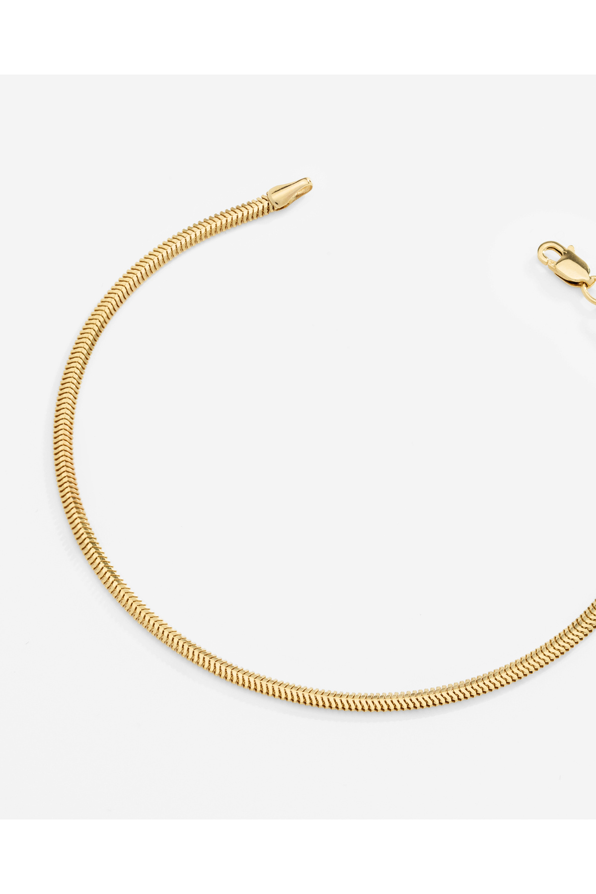 zerdezar gold 14 Ayar Altın İtalyan Ezme Bileklik