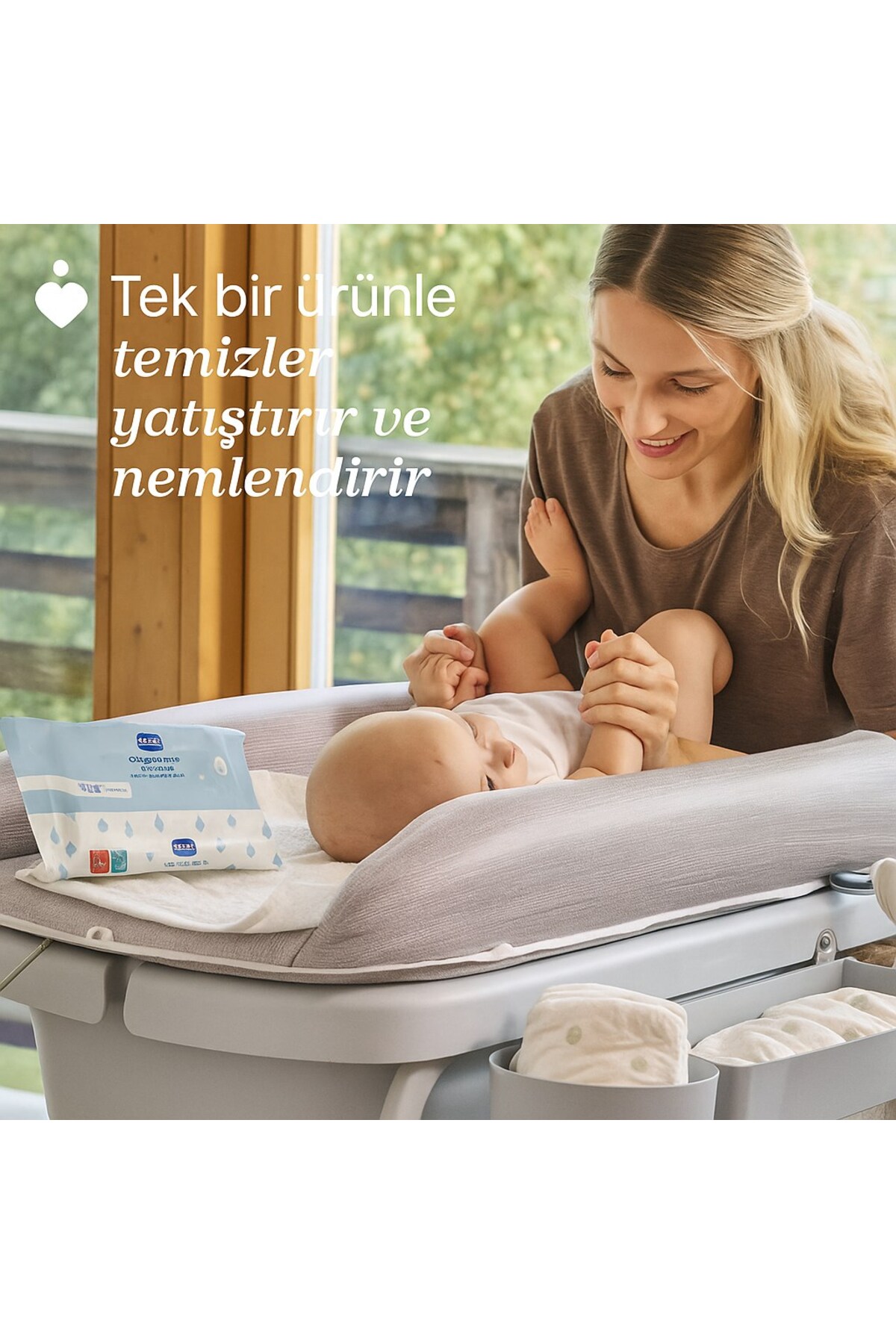 Chicco Parfümlü Islak Mendil %97 Doğal Kaynaklı, Alkol & Sabun İçermez, Lotus Çiçeği Özlü 9x72 Yaprak fotoğrafı 5 (önizleme)