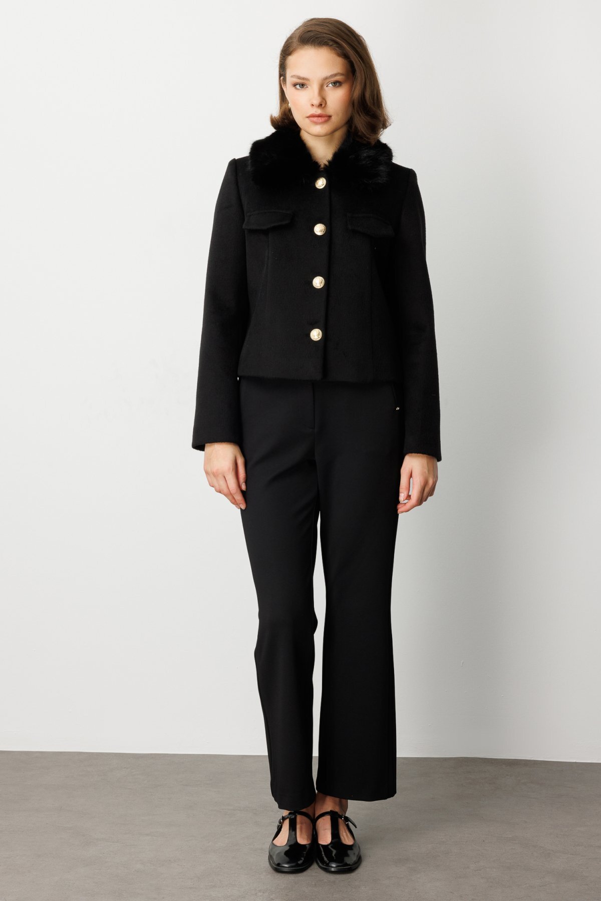 Ekol  Kadın Manto 26KEKL06121 - Görsel 5