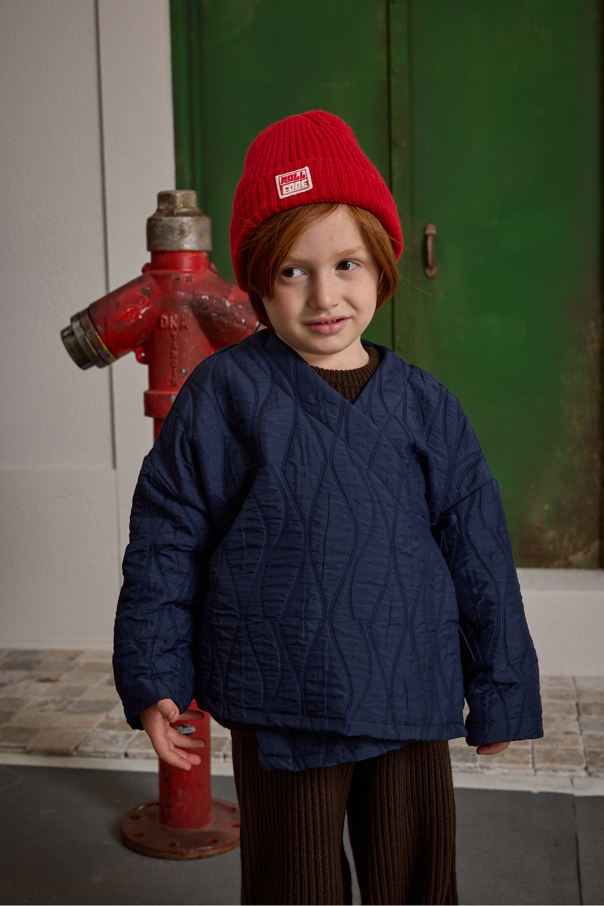 Fahhar Kids Kruvaze Bağlamalı Kapitone Mont Lacivert fotoğrafı 5 (önizleme)