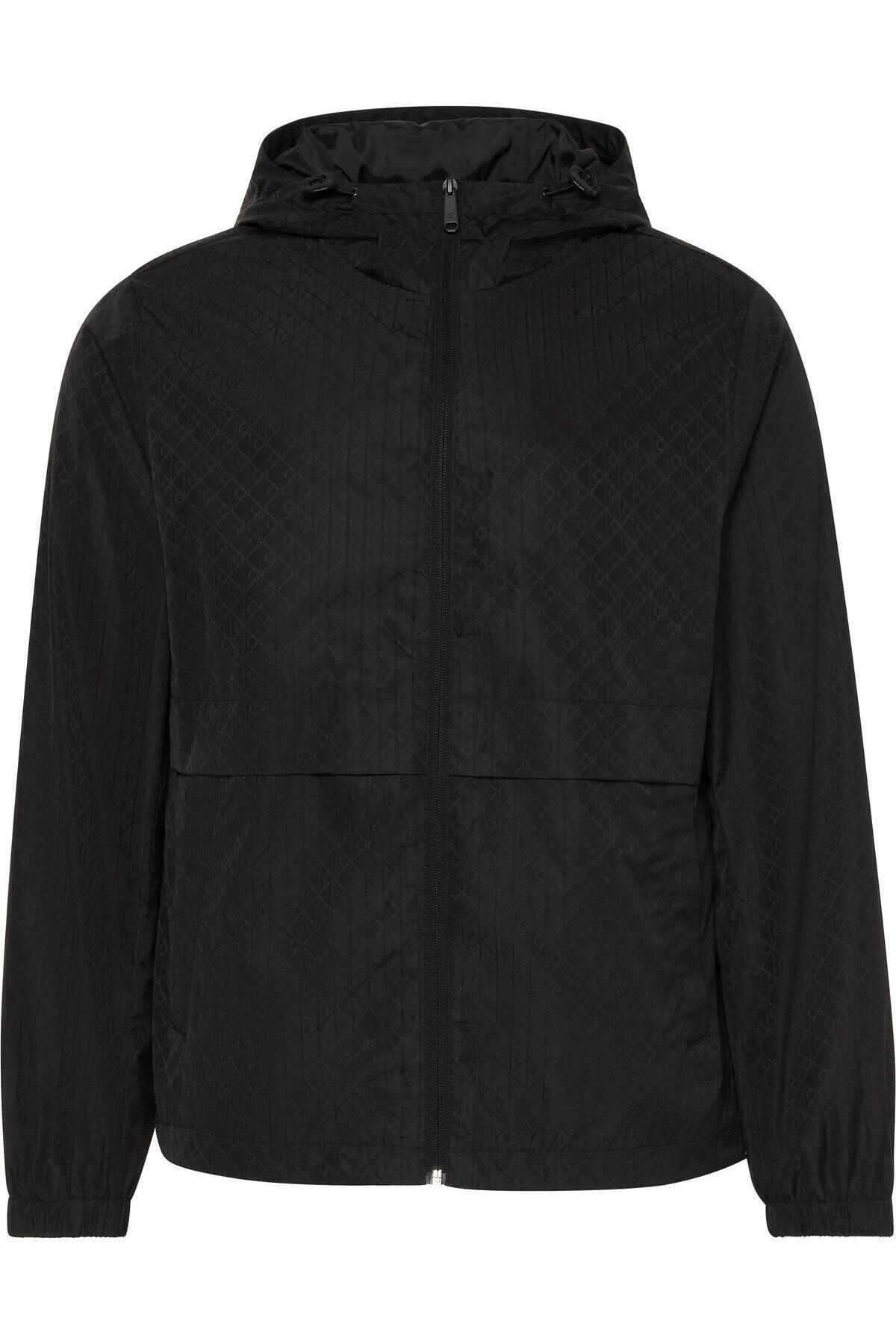 کلوین کلاین کاپشن مردانه مشکی LS AOP نایلونی فلنج دار