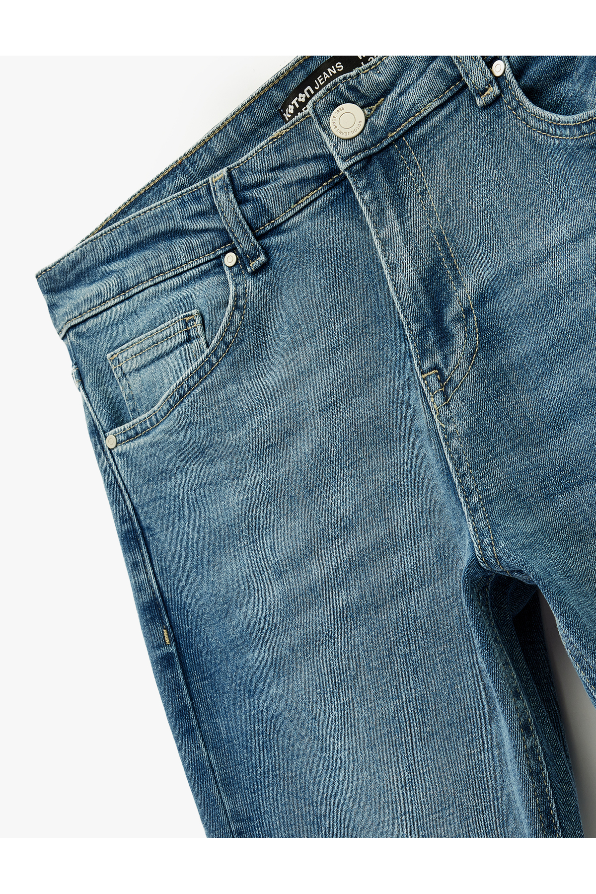 Koton Pamuklu Normal Bel Slim Fit Jean Pantolon - Brad Jean görsel 6