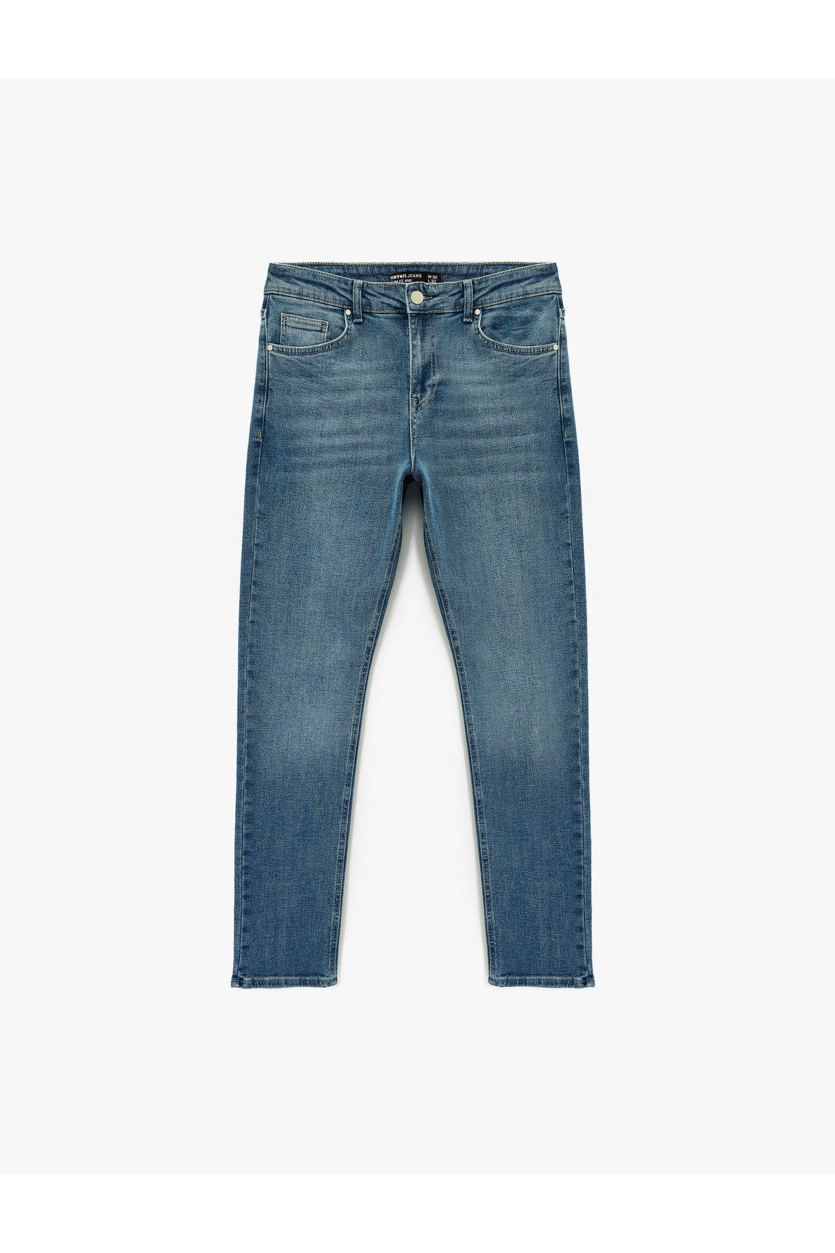 Koton Pamuklu Normal Bel Slim Fit Jean Pantolon - Brad Jean görsel 4