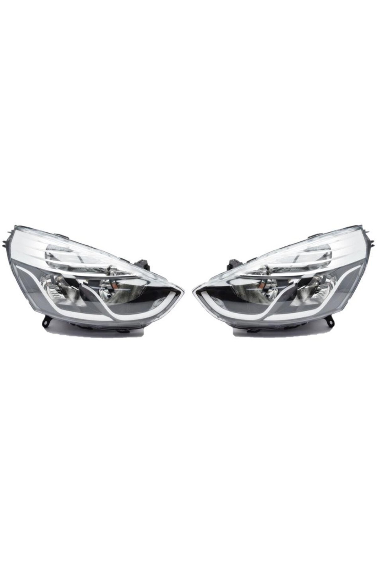 AYFAR Clio 4 Ön Far Sağ Sol Takım Krom 2012-2020