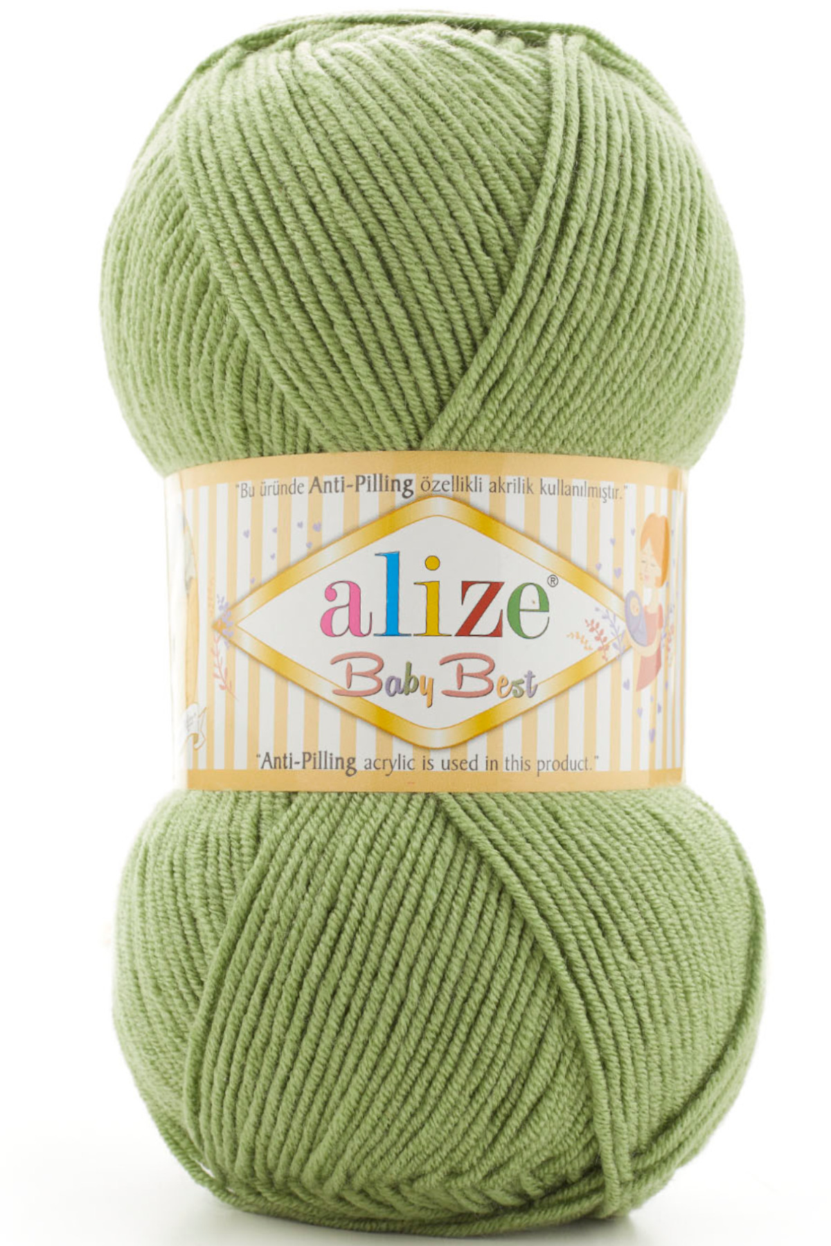 Baby Best Baby Hand Knitting Yarn 10% Bamboo 90% Acrylic 485 Dried Mint