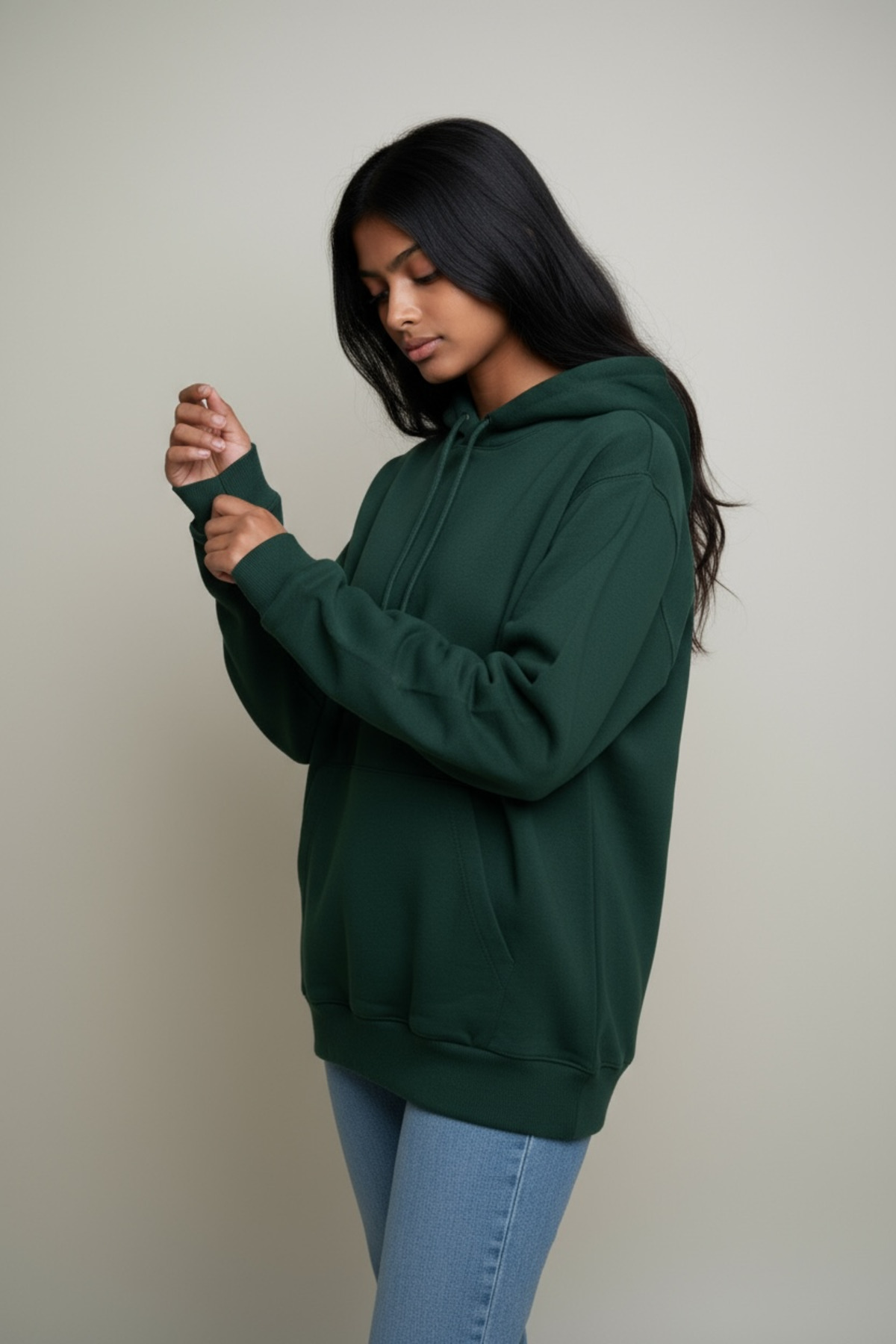 Butik 3 İplik Rahat Kalıp Kışlık Sweat Okul Forması Günlük Spor Sweat görsel 2