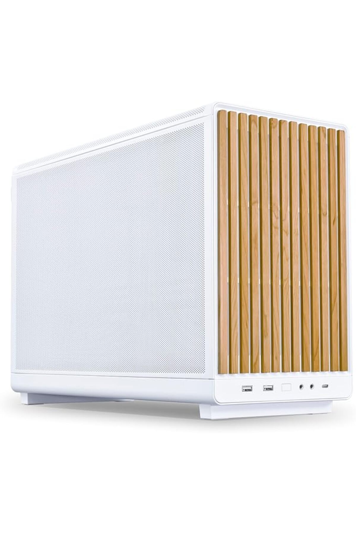 Genel Markalar Li Dan Case A3 Beyaz Ahşap M-ATX Mini-Tower Kasa (G99.A3W-WD.00)