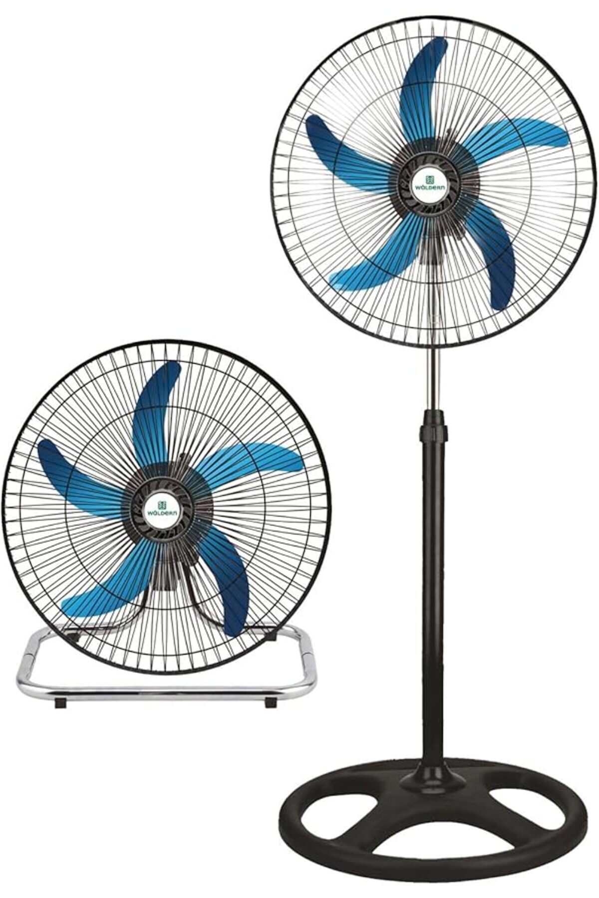 Misda Store 3in1 Sanayi Tipi Ayaklı, Masaüstü Vantilatör 80w