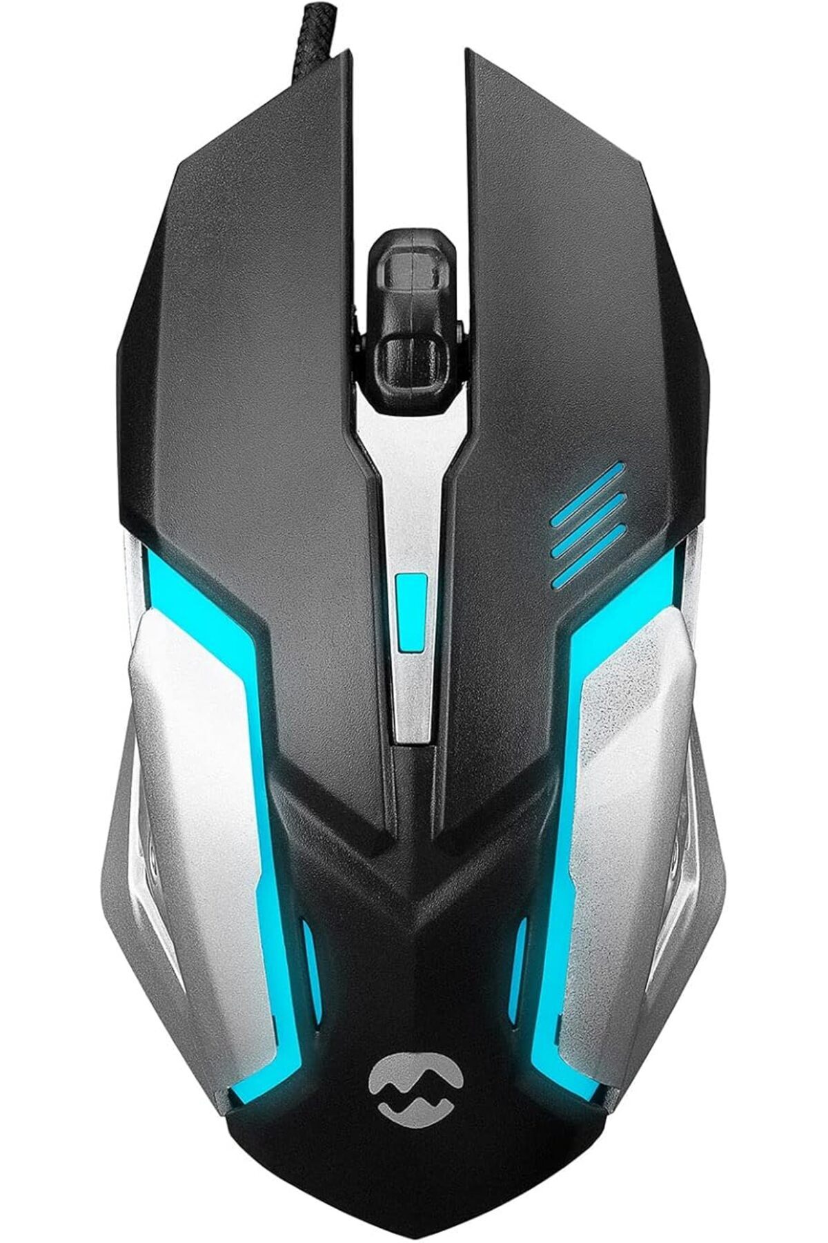 SoyluhanStore Everest SM-G72 Usb Siyah/Gümüş Işıklandırmalı Oyuncu Mouse