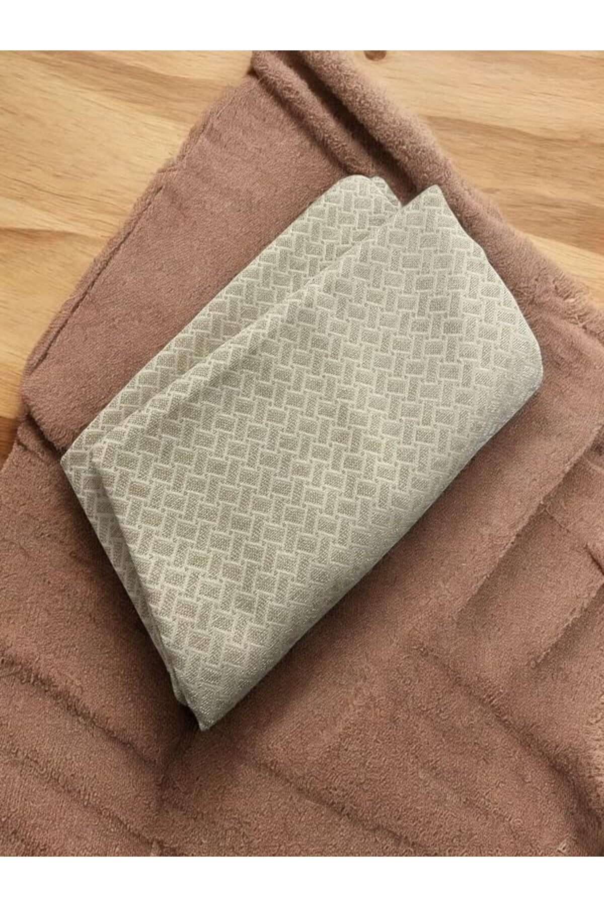 salesalbutik Kadife Koltuk Örtüsü, Çekyat Örtüsü, Kanepe Örtüsü, Koltuk Şalı (BEJ RENK) (180X220CM)