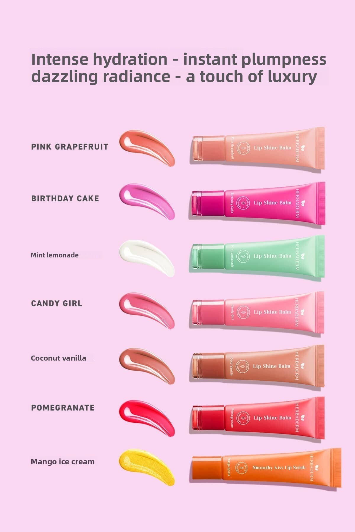 بلسم شفاه نباتي لتفتيح وترطيب وإصلاح الشفاه بنكهة...