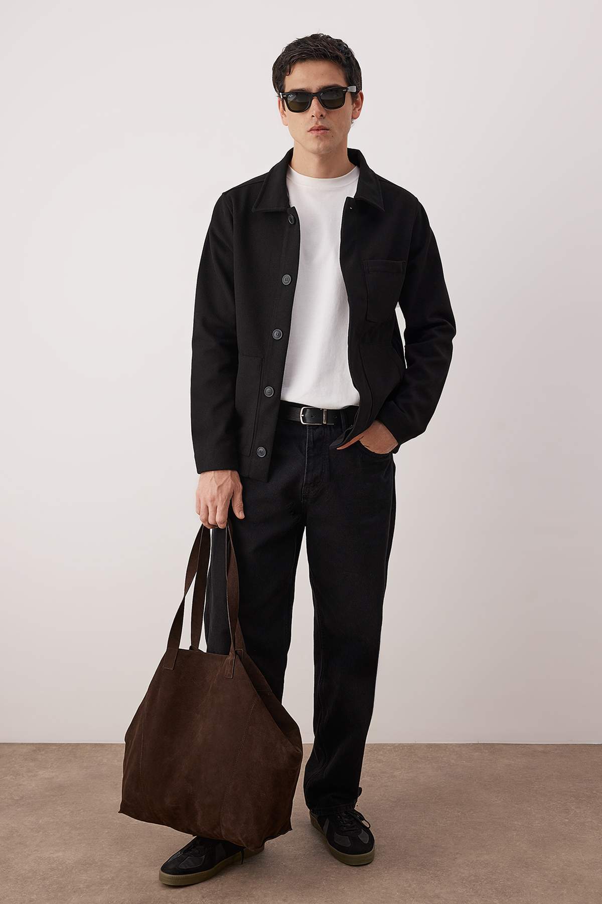 Trendyolmilla Man Siyah Regular Erkek Mont TMNAW26MO00033
