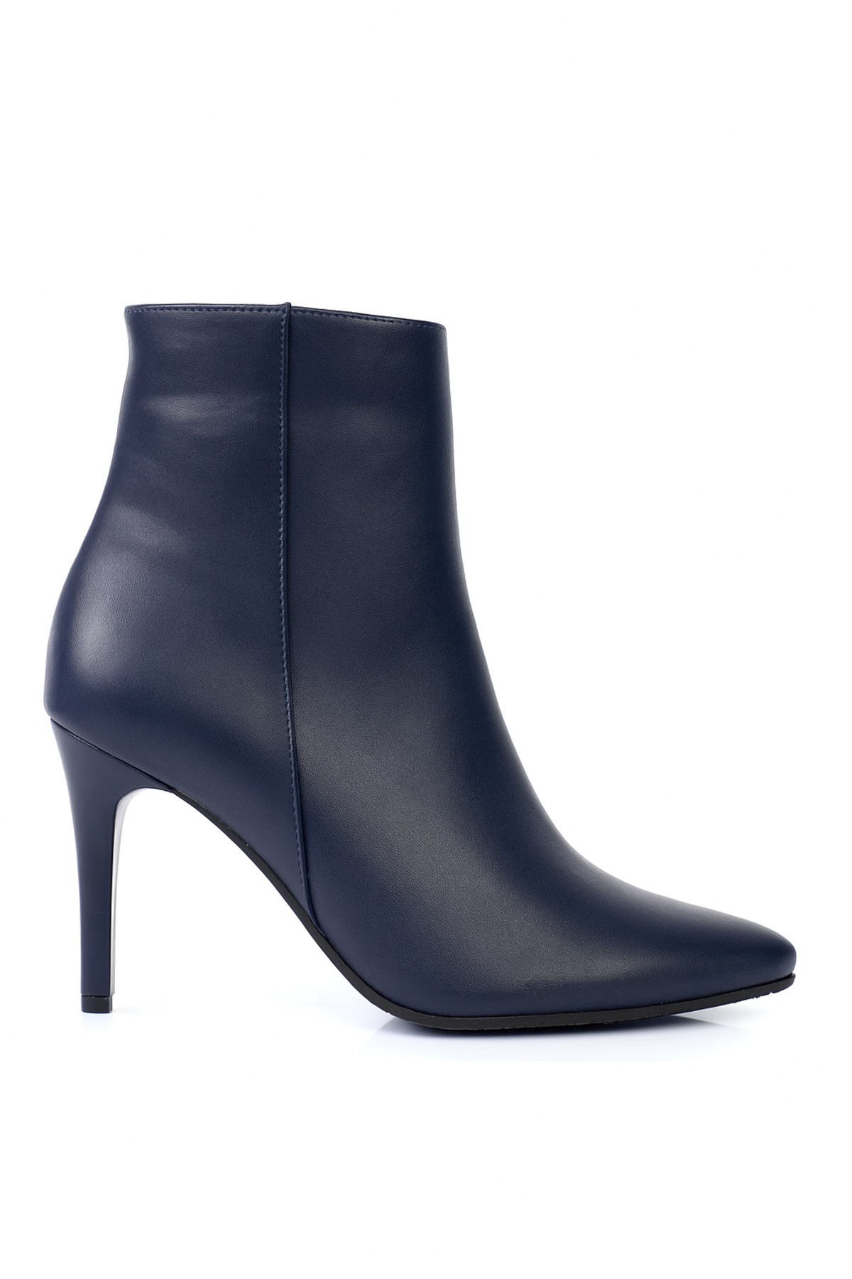 KARVENSHOES Kadın Hakiki Lacivert Deri Bot 574 görsel 5