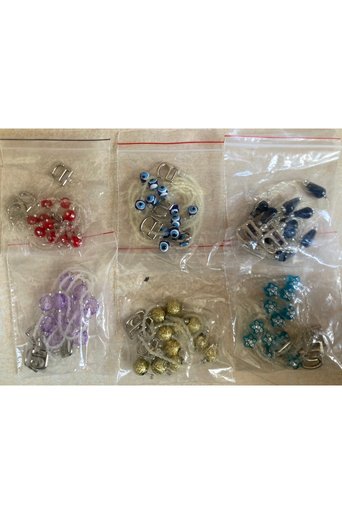 Nazz 6 Çift Boncuklu Sütyen Ask 15