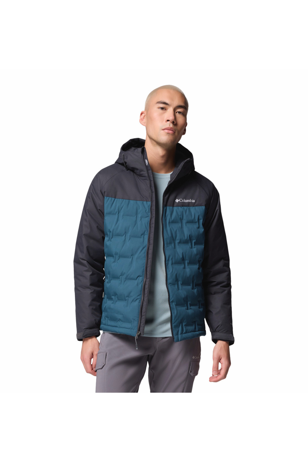 کلمبیا کاپشن مردانه پر غاز مخصوص فضای باز WM7857 مدل GRAND TREK III DOWN HOODED JACKET 2086111429