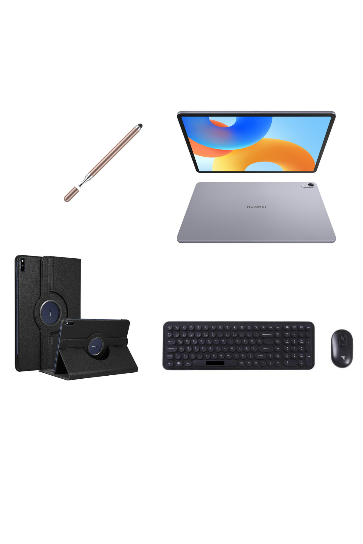 Huawei Matepad 11.5" (GENİŞ EKRAN)6GB 128GB GRİ TABLET+KLAVYE MOUSE +KILIF+GOLD KALEM (TÜRKİYE GARANTİLİ)