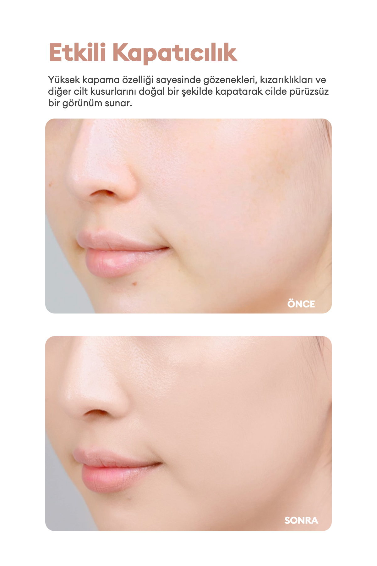 کرم پودر بالم پوشاننده قوی پوست M Skin-Fake با SPF50+PA++++، ارائه دهنده مراقبت ضد پیری (شماره 21) — بژ 111629 — تصویر 5 از 8