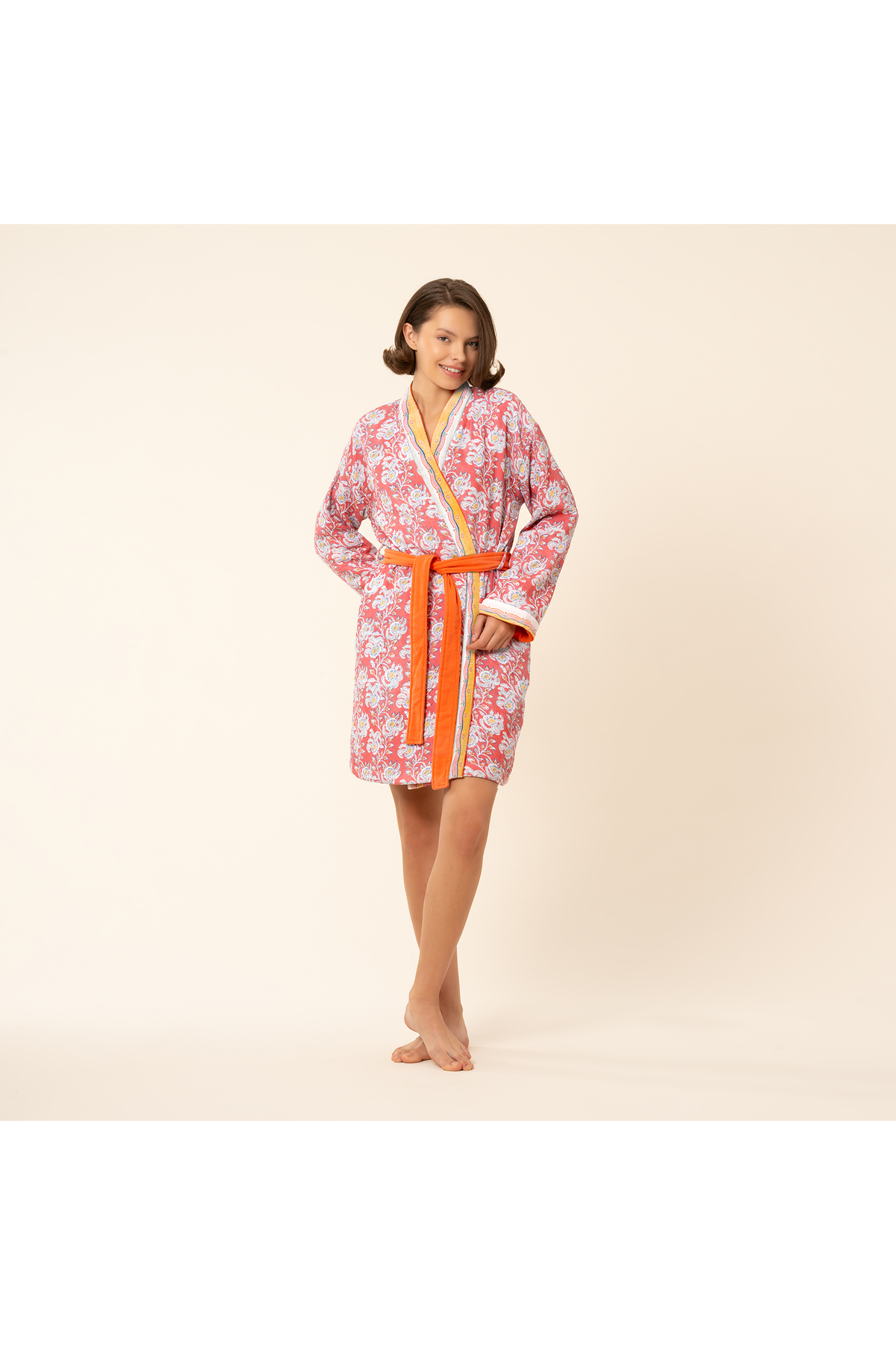 Tabea Dark Pink Bathrobe