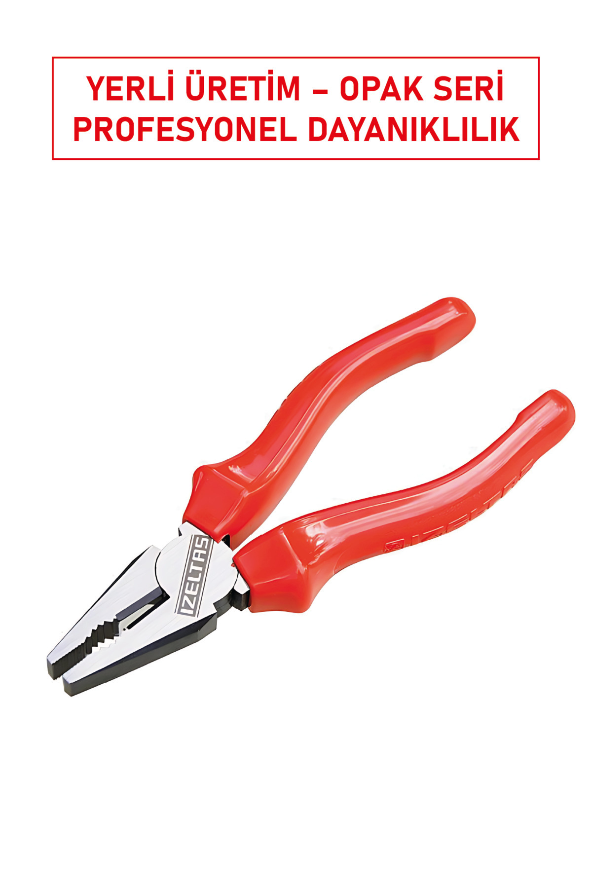 İzeltaş Opak Seri Pense 160 mm 3020122160 Profesyonel Yalıtımlı El Aleti Ergonomik Tutma Sapı