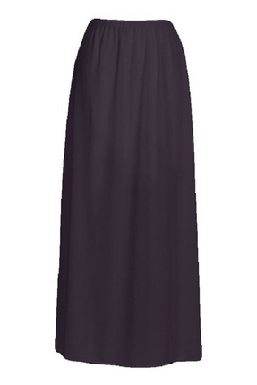 Kahra Collection Siyah Tam Boy Jüpon Etek Altı Uzun Astar