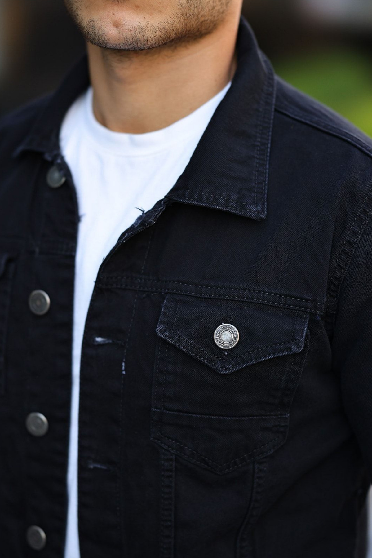 comstar  Erkek A Kalite Slim Fit Denim Kot Ceket - Görsel 2