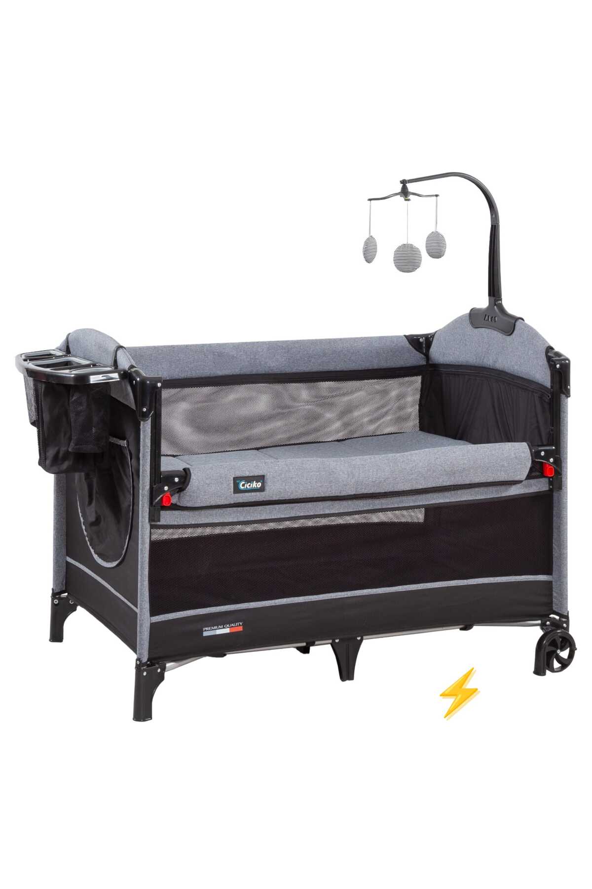 4KİDS Bebek Çeyiz Seti Yeni Doğan Set Bebek Arabası Asansörlü Park Beşik  Anakucağı Mama Sandalyesi Puset fotoğrafı 4 (önizleme)