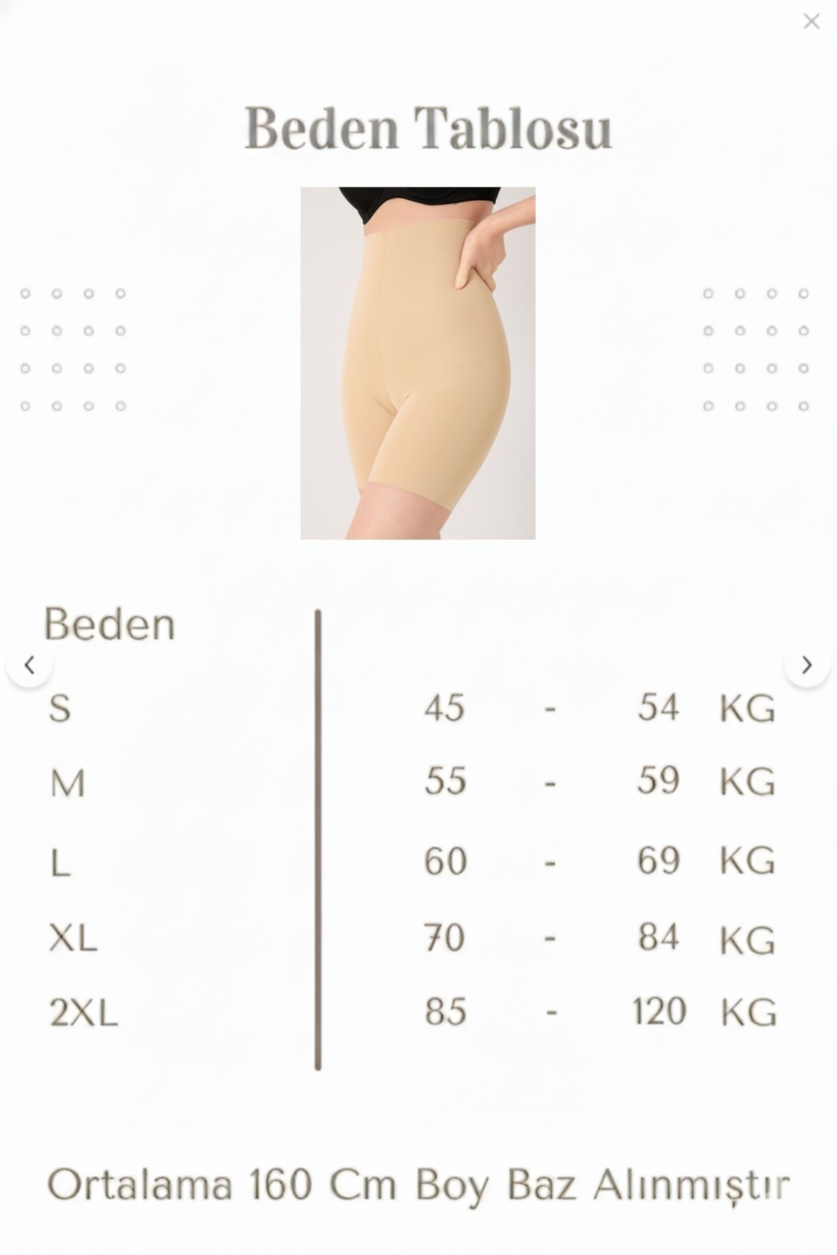 BelFit Lazer Kesim Hayalet Paçalı Şort Korse görsel 5