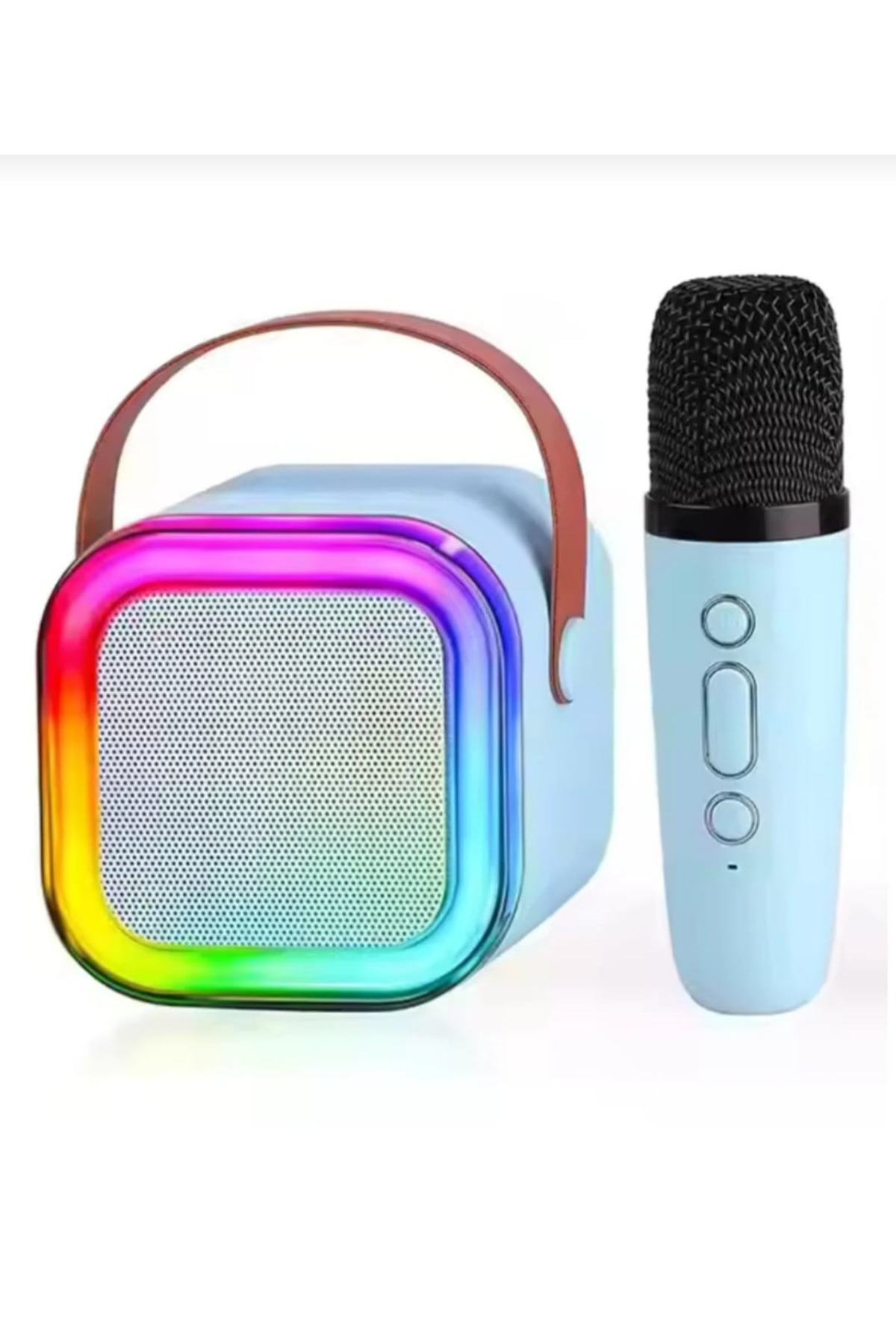 Genel Markalar SY13 İki Mikrofonlu Mavi Karaoke Speaker