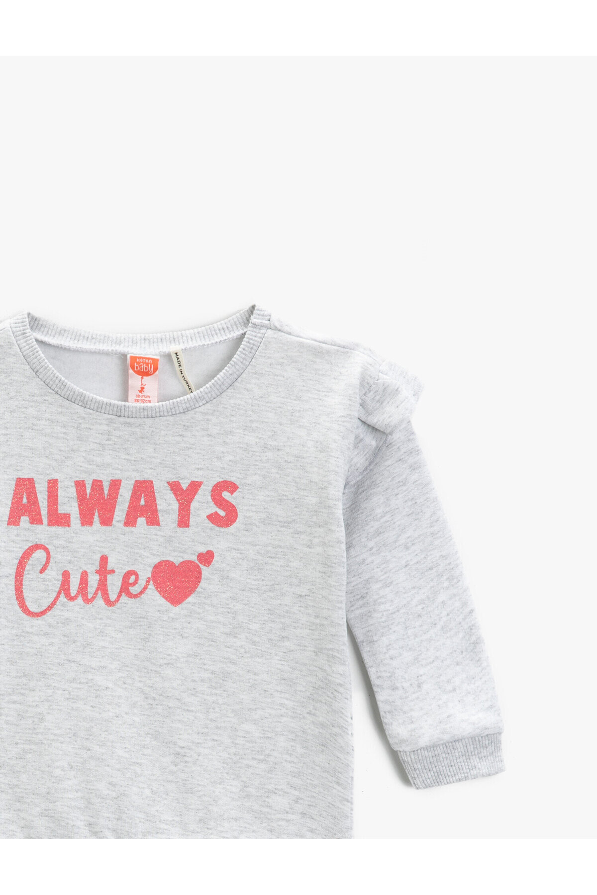 Koton Yazılı Baskılı Sweatshirt fotoğrafı 3 (önizleme)