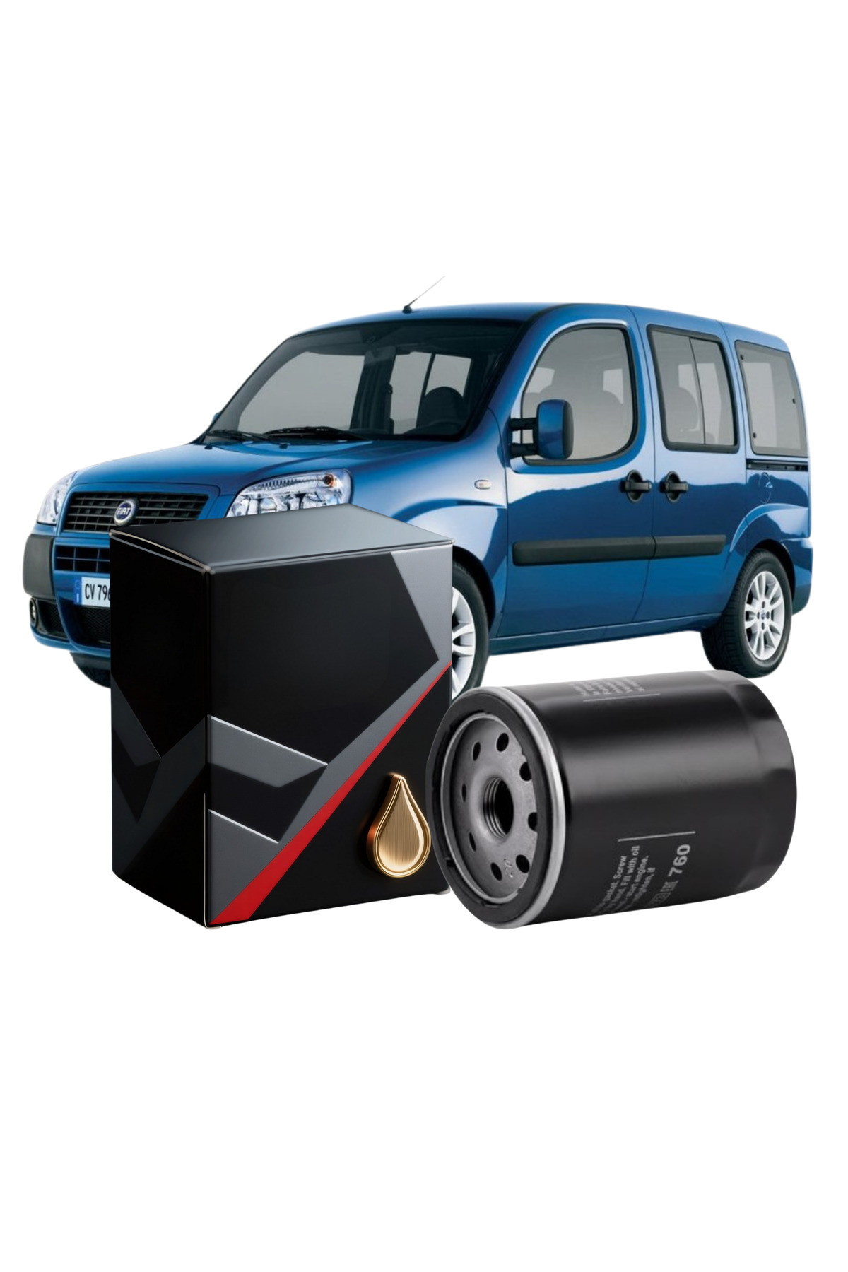 İPEKOTO Fiat Doblo 1 1.6 Benzinli (2002-2015) Uyumlu Yağ Filtresi | 92 HP