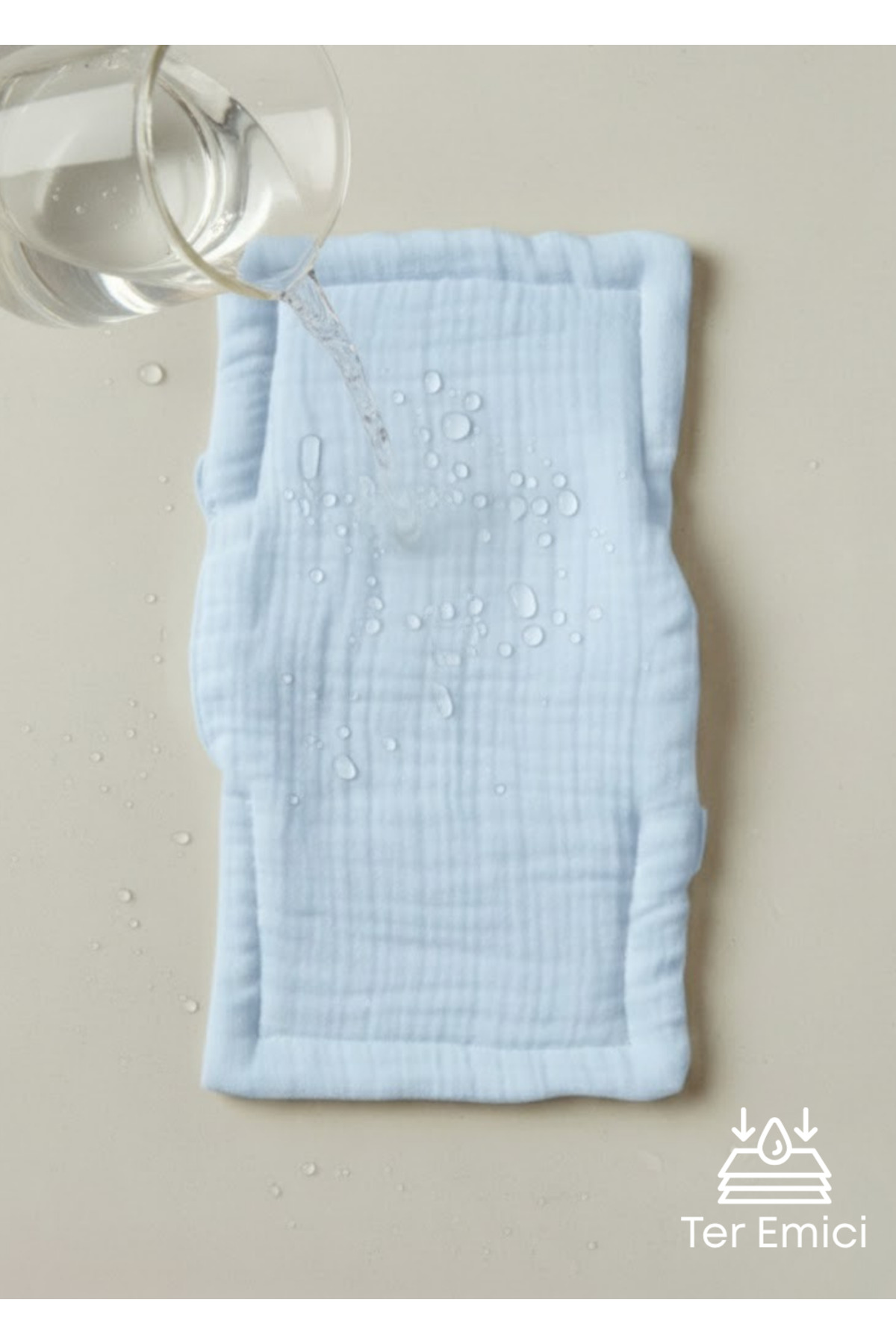 Joyous Mom Kids 4 Katlı Muslin Bebek Emzirme Yastığı Minderi Bebek Emzirme Destek Minderi Ter Önleyici Kol Yastığı fotoğrafı 2 (önizleme)