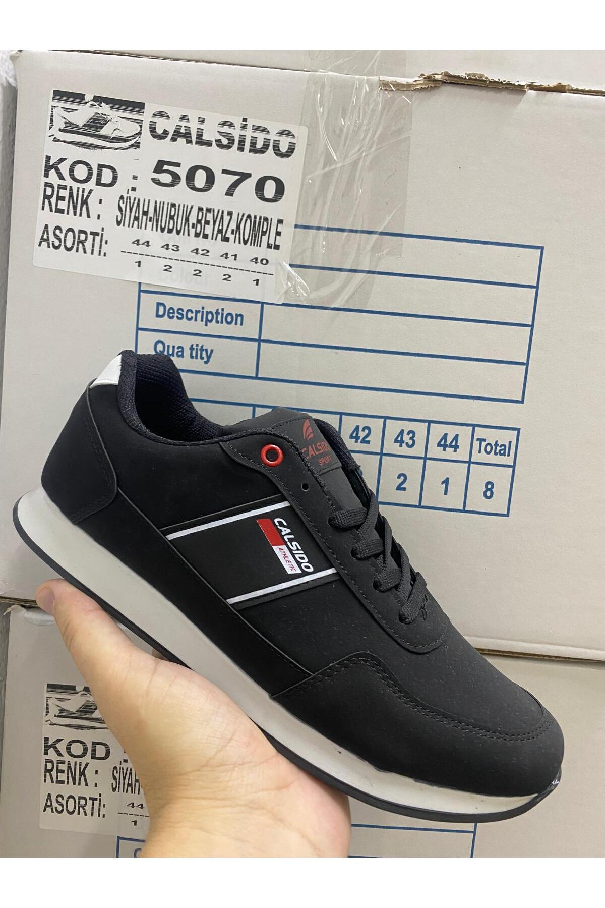 Calsido Günlük Rahat Bağcıklı Hava Alan Ortopedik Spor Ayakkabı